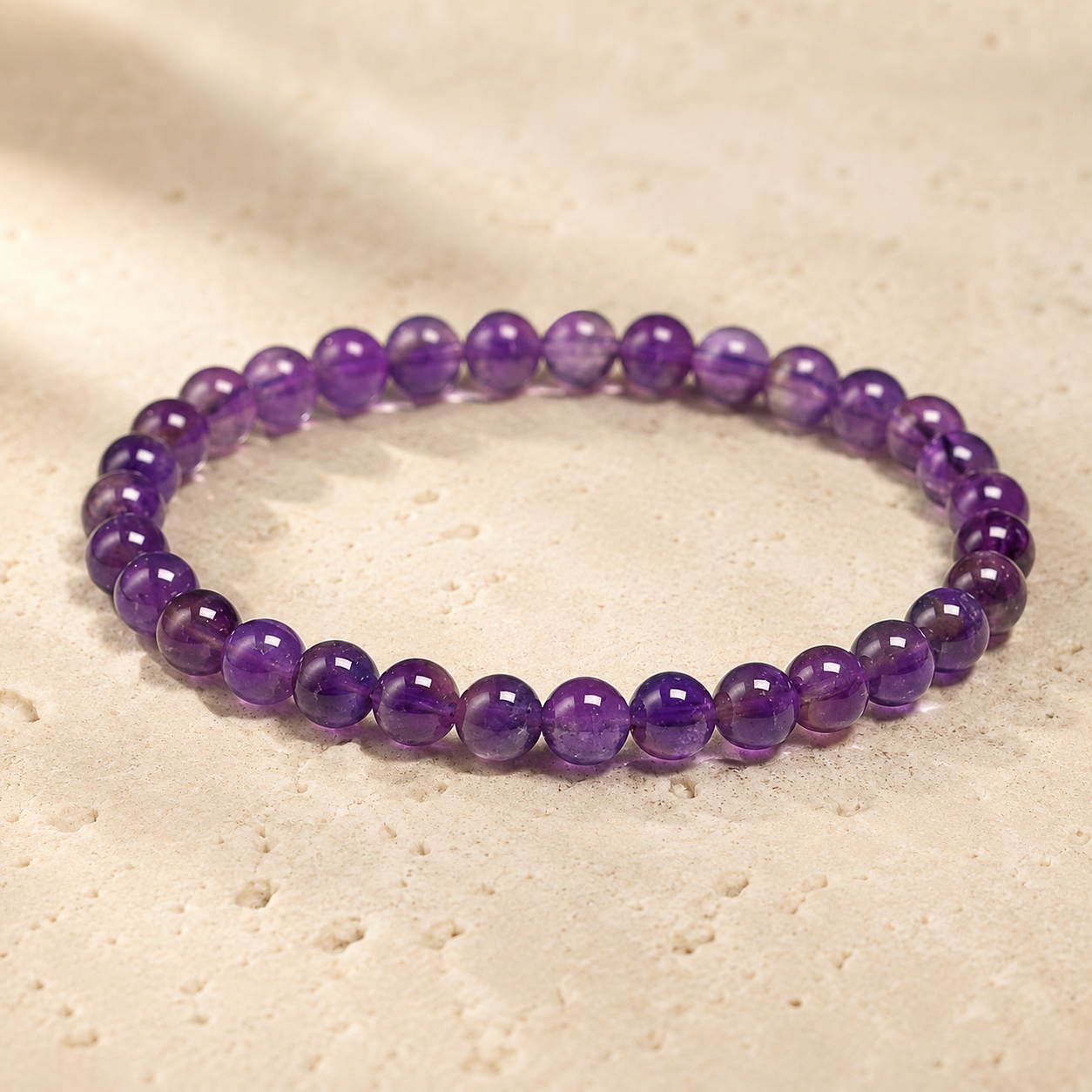 Bracelet en Améthyste - Sérénité
