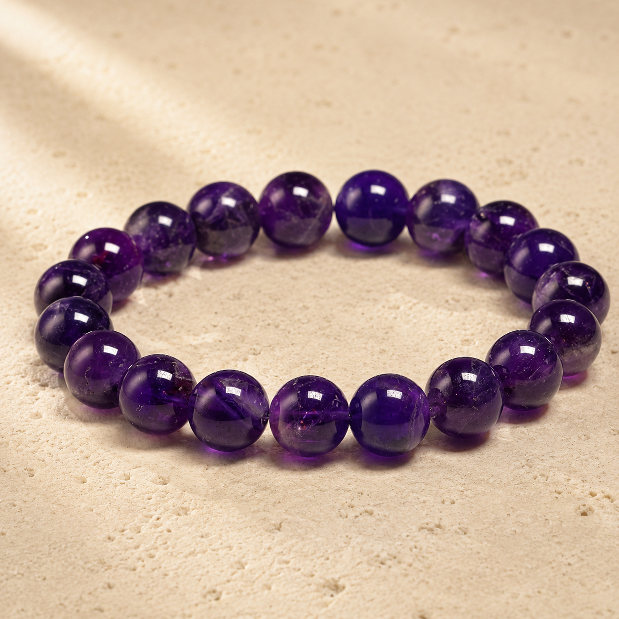 Bracelet en Améthyste - Sérénité