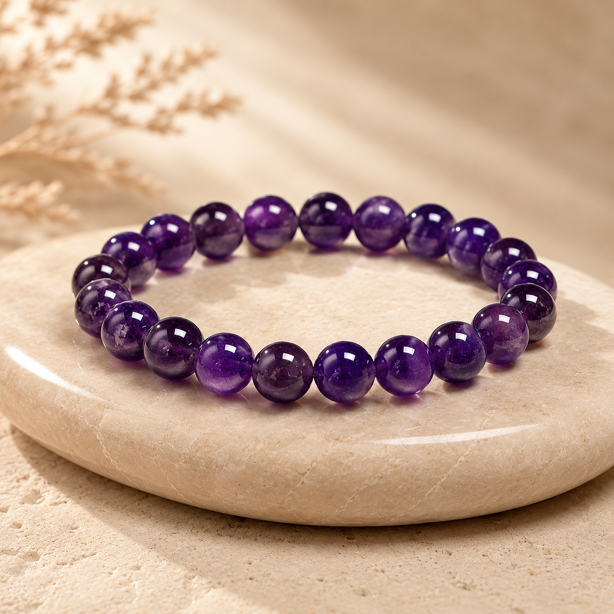 Bracelet en Améthyste - Sérénité