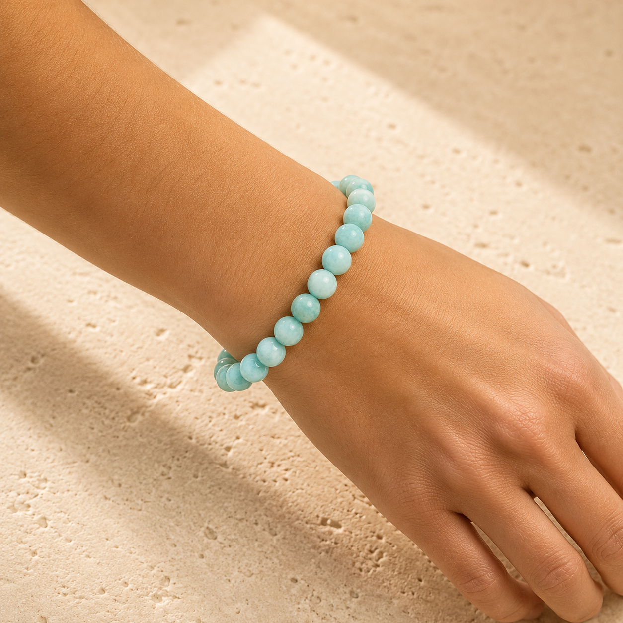 Bracelet en Amazonite - Lagon Clément