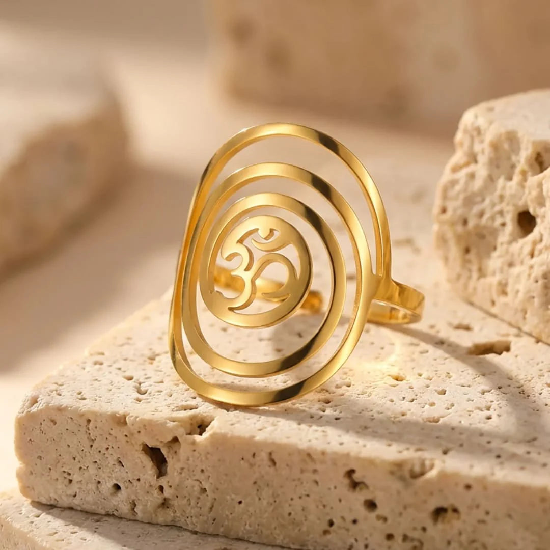 Bague Spirituelle Symbole Om - Harmonie