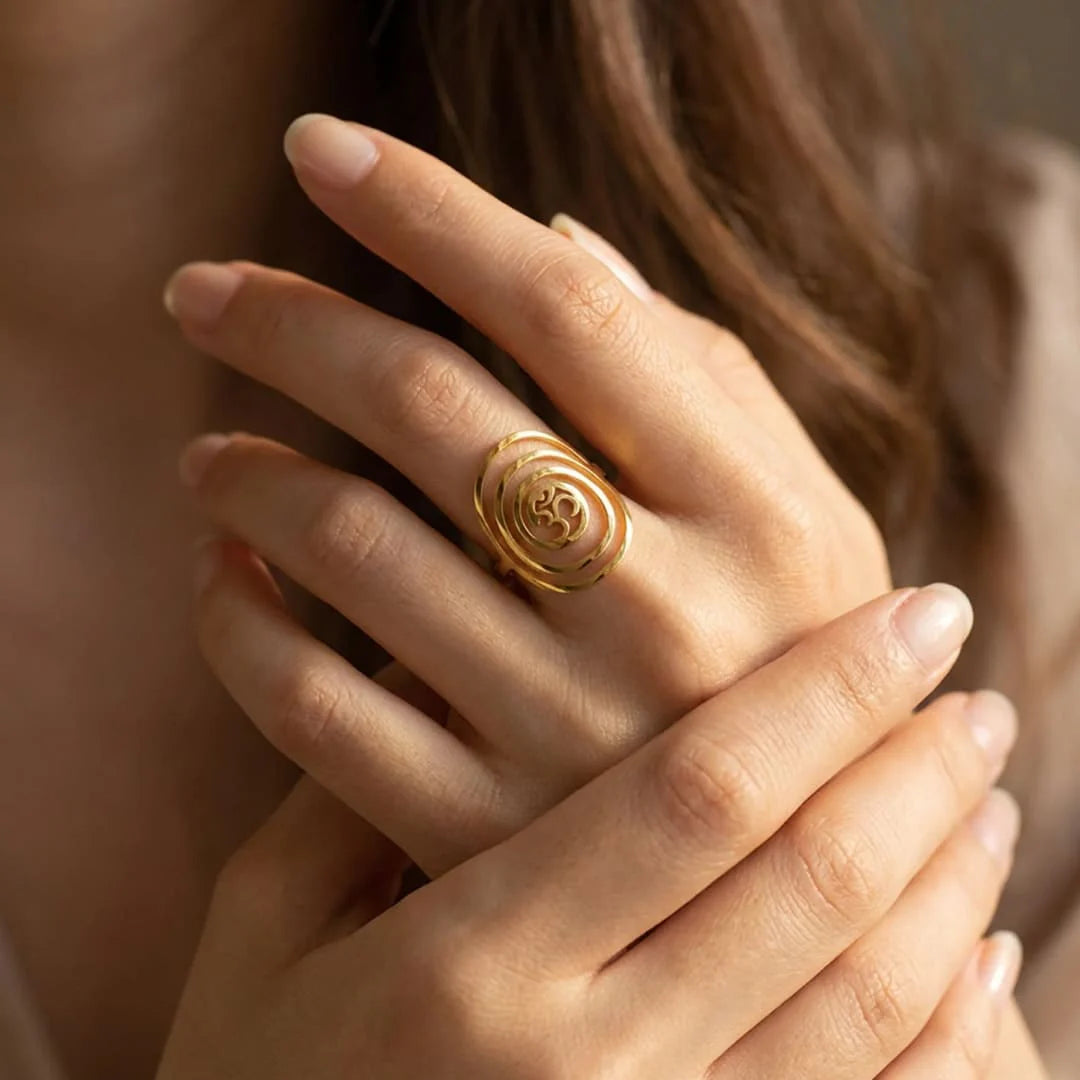 Bague Spirituelle Symbole Om - Harmonie