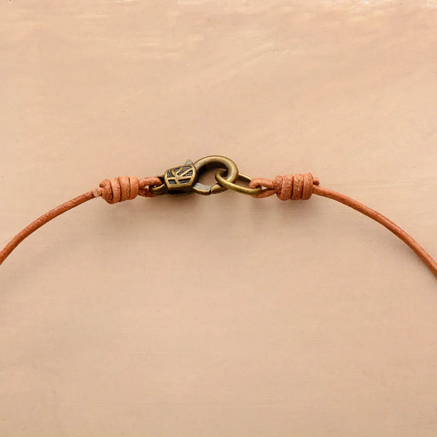 Collier "Harmonie du Cœur" en Quartz Rose & Labradorite