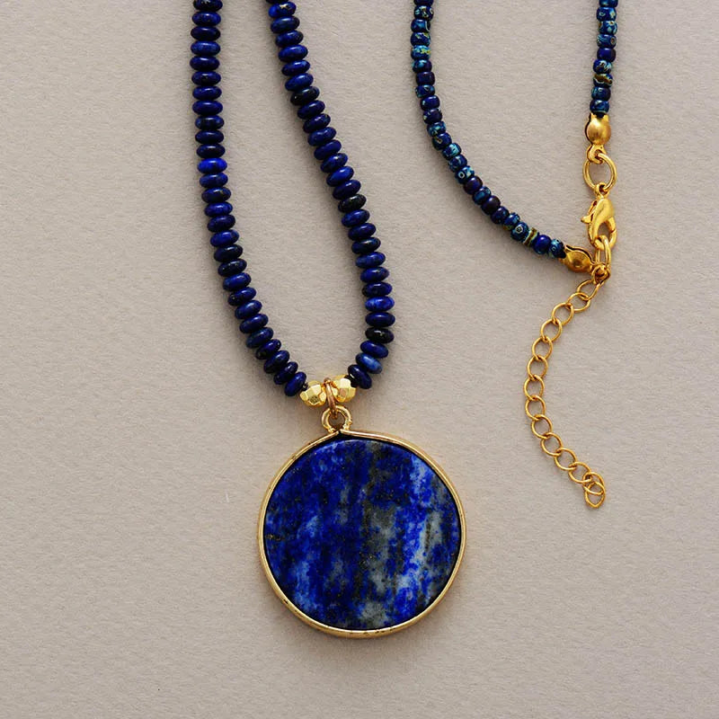 Collier "Energie Cosmique" en Pierres Naturelles