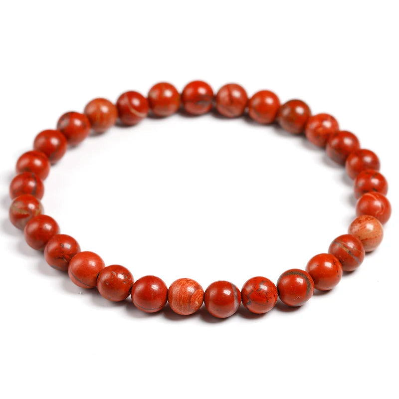 Bracelet "Vitalité" en Jaspe Rouge