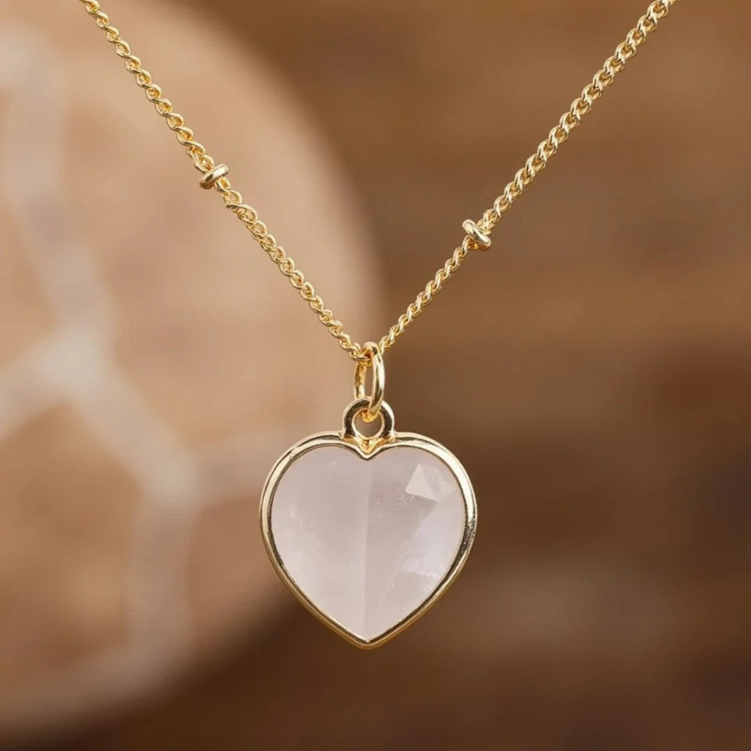Pendentif Coeur en Pierre Naturelle