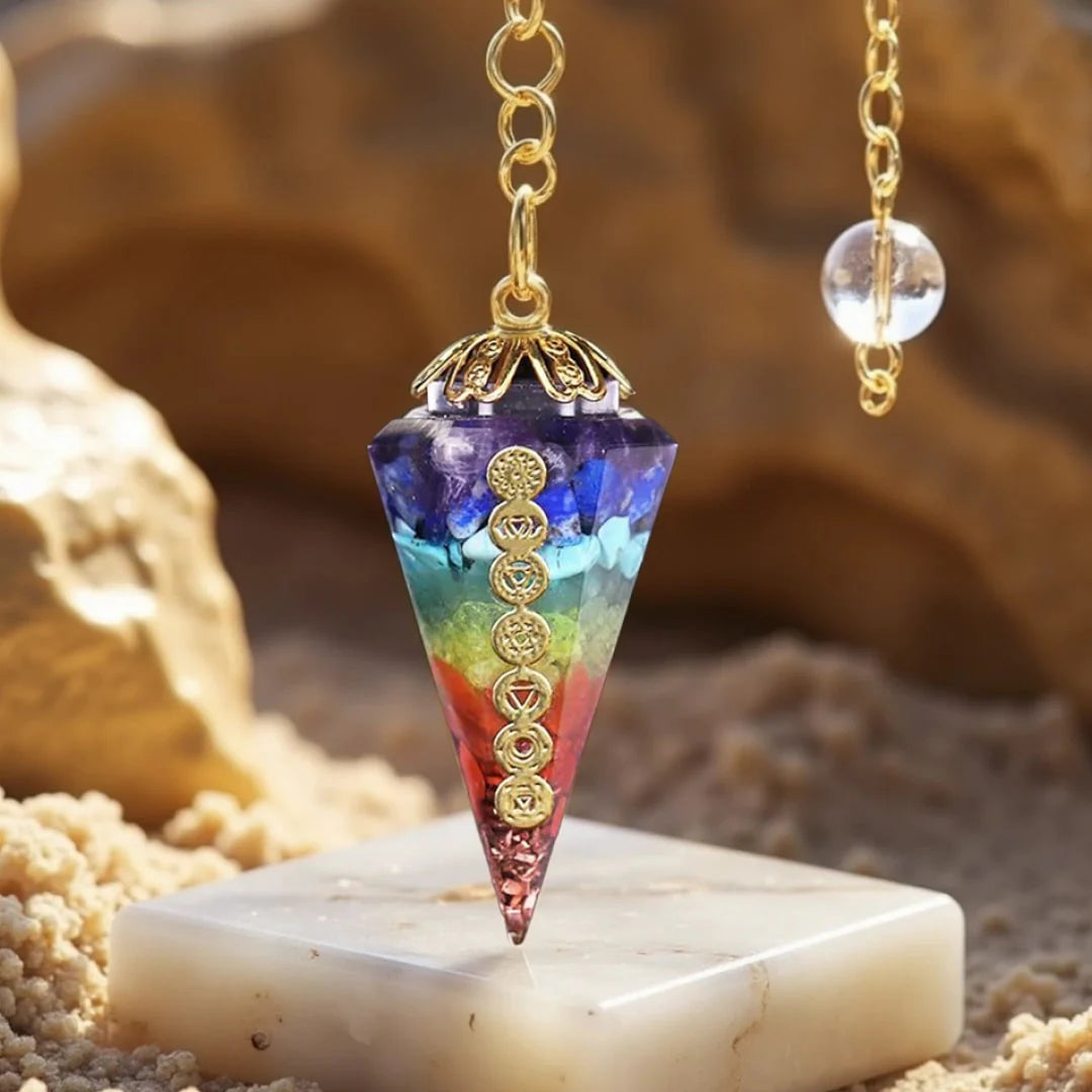 Pendule Divinatoire 7 chakras
