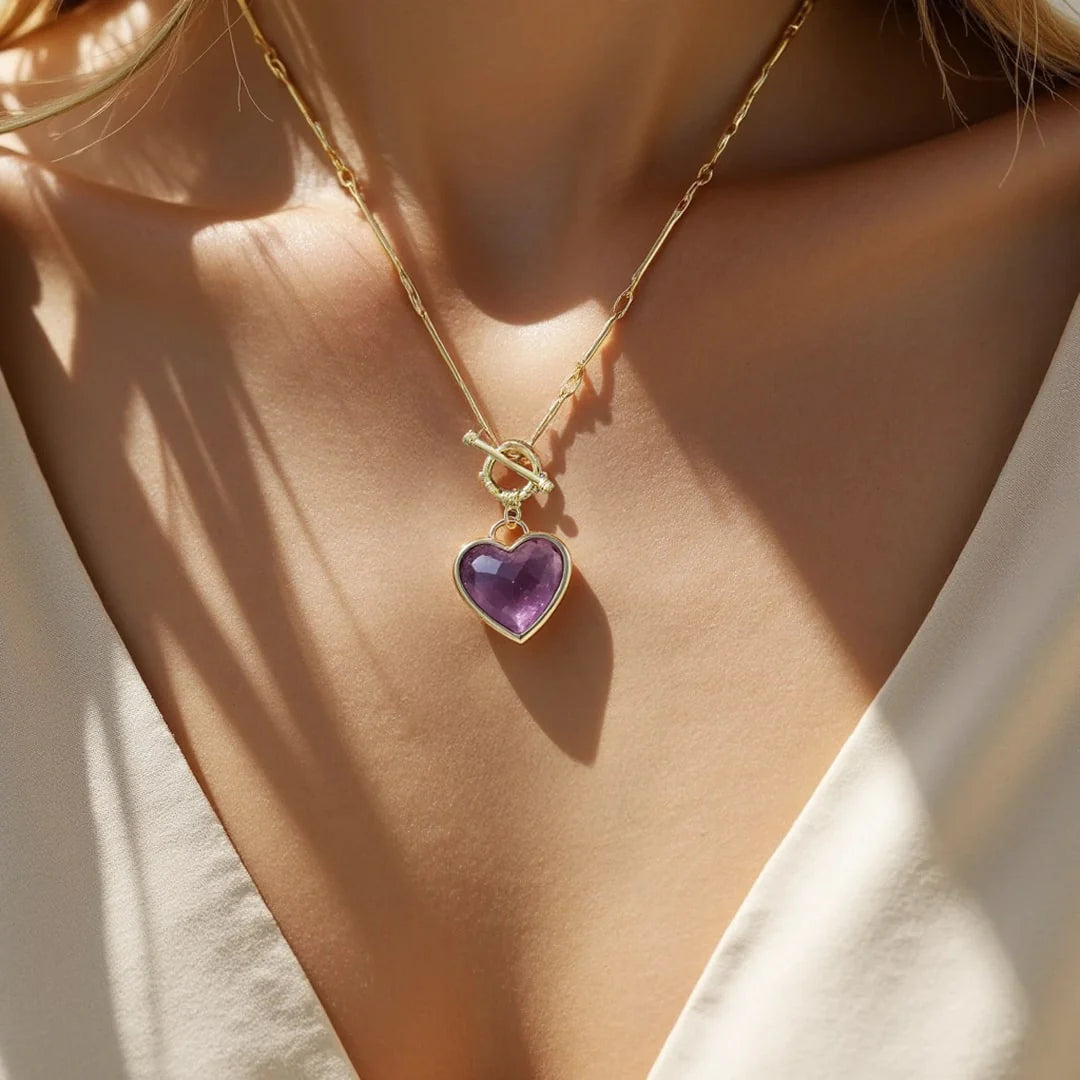 Pendentif en Pierres Naturelles - Equilibre du Cœur