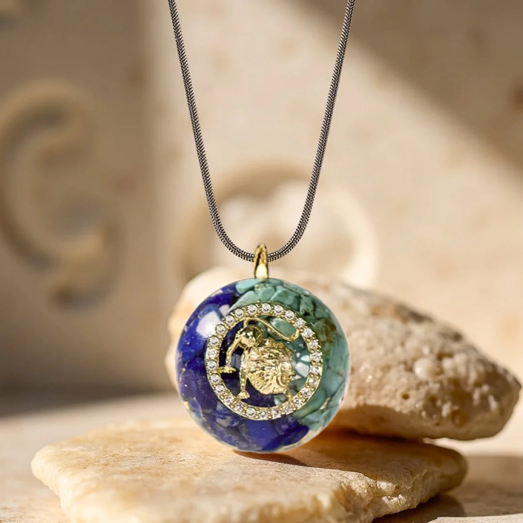 Pendentif Orgonite "Signe Astrologique" en Pierre Naturelle