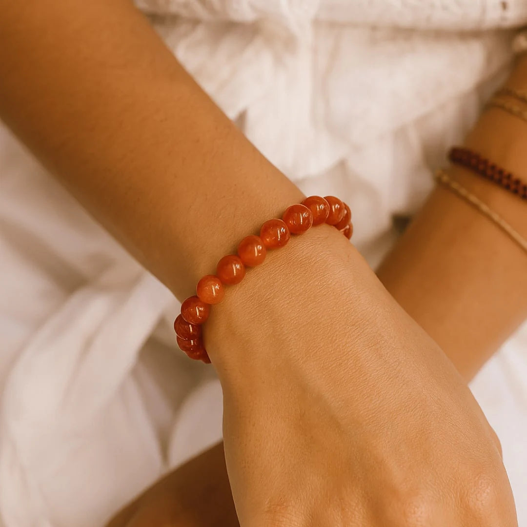 Bracelet en Cornaline - Elan de Vie