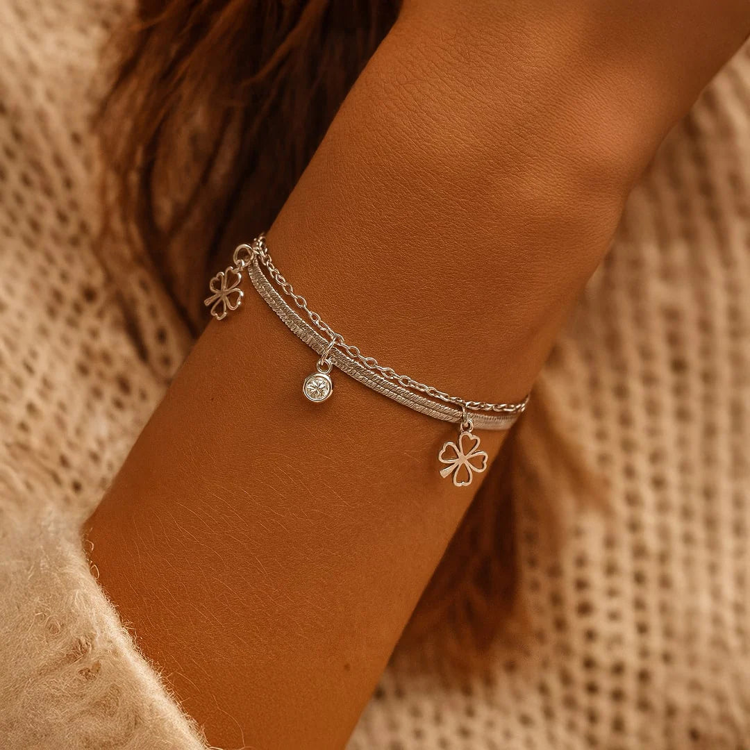 Bracelet "Trèfle de Lumière"