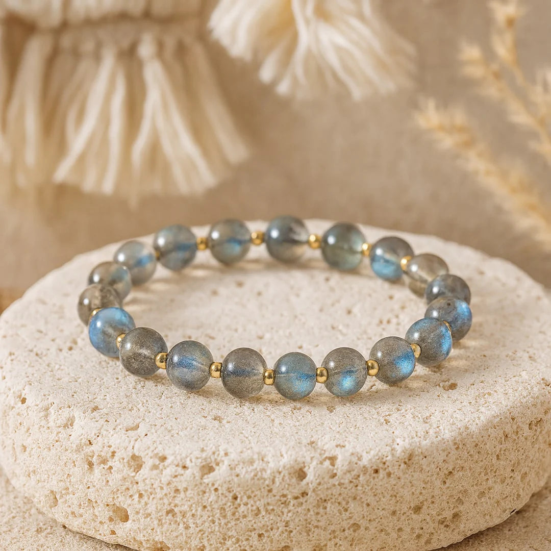 Bracelet Duo en Labradorite - Clarté & Protection