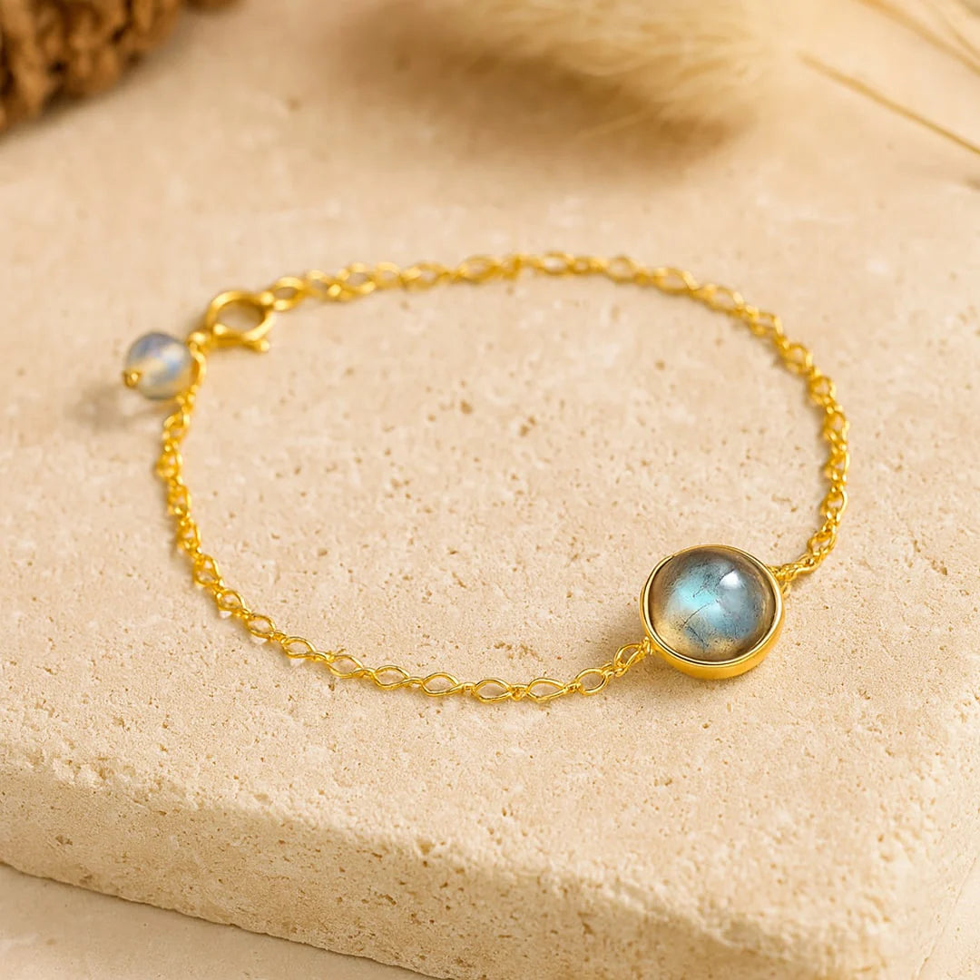 Bracelet Duo en Labradorite - Clarté & Protection