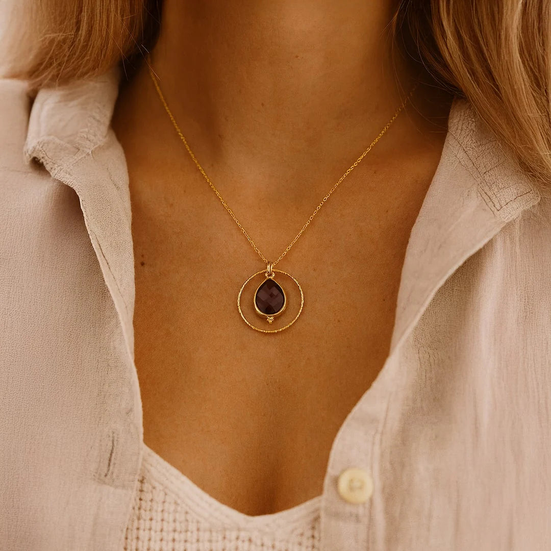 Collier "Cercle de Sérénité" en Améthyste