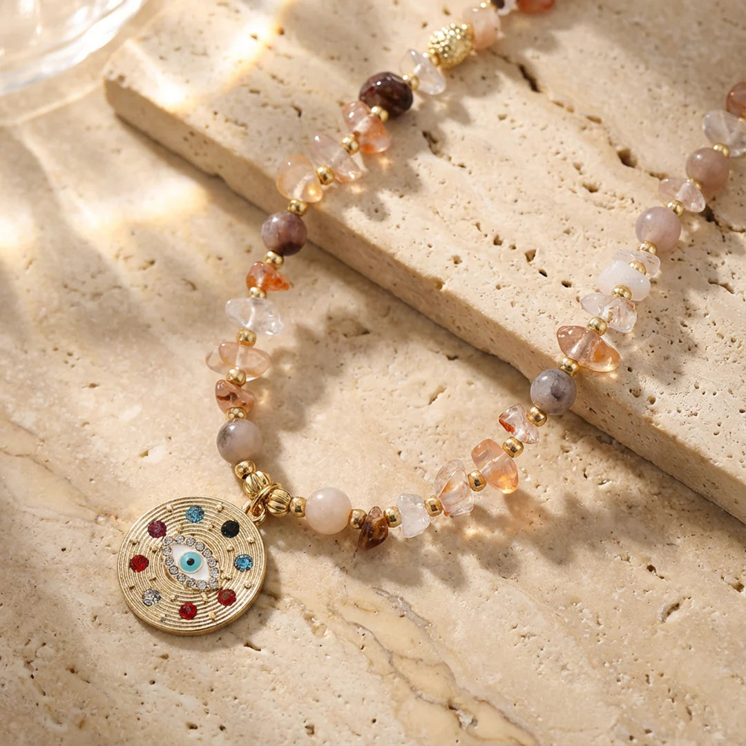 Collier en Lodolite - Protection Sacrée