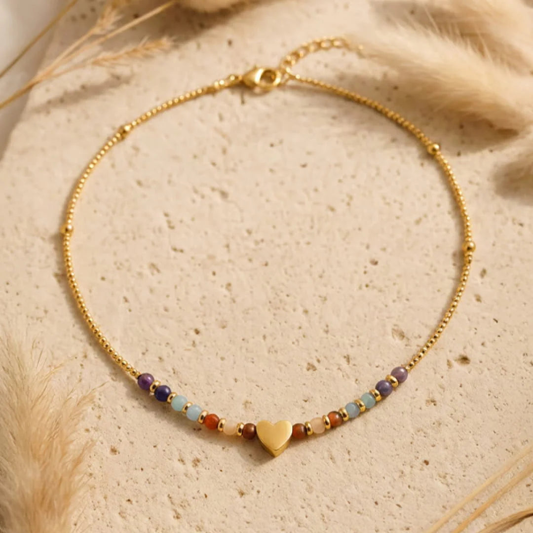 Collier 7 Chakras - Voie du Cœur