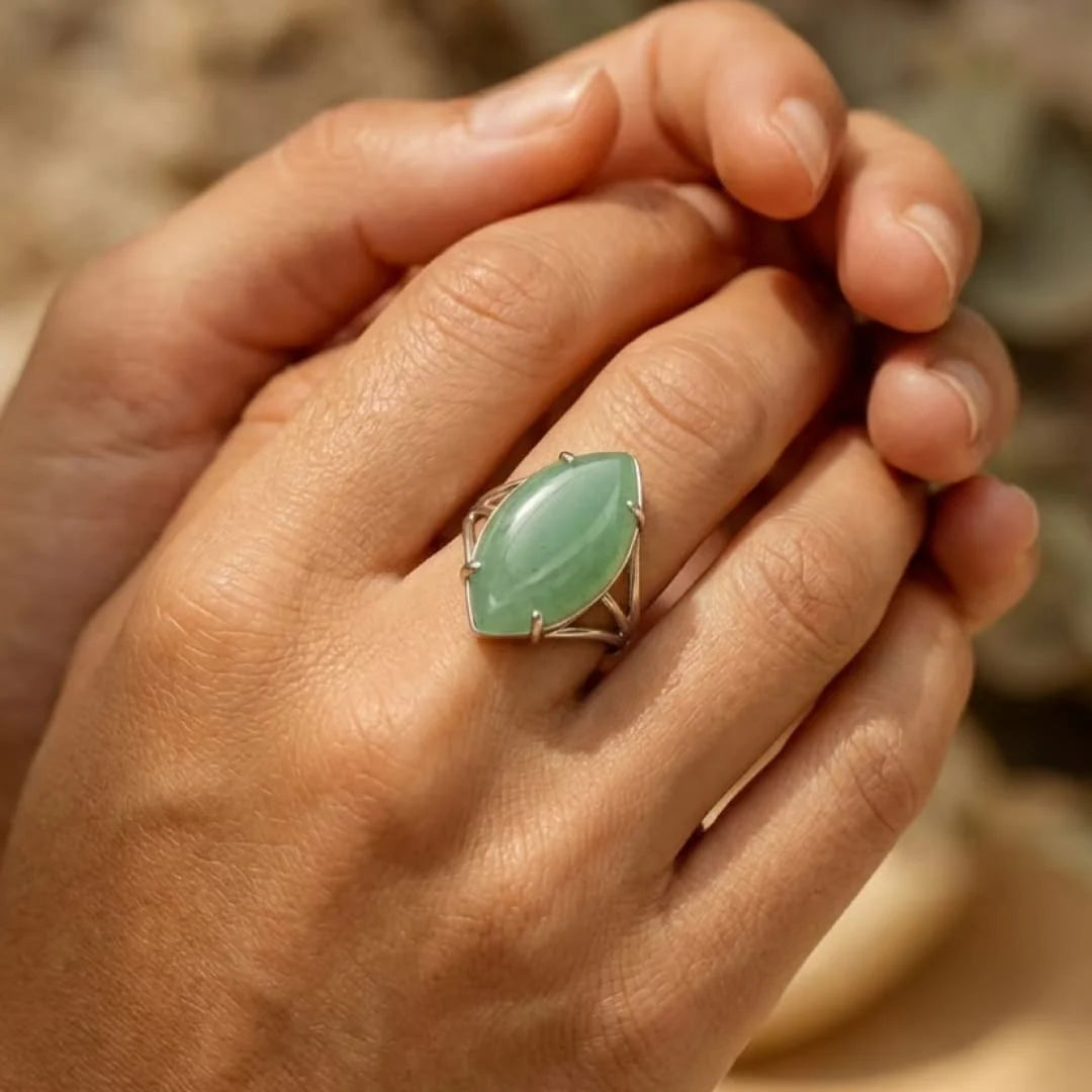 Bague Ajustable en Pierre Naturelle - Neya