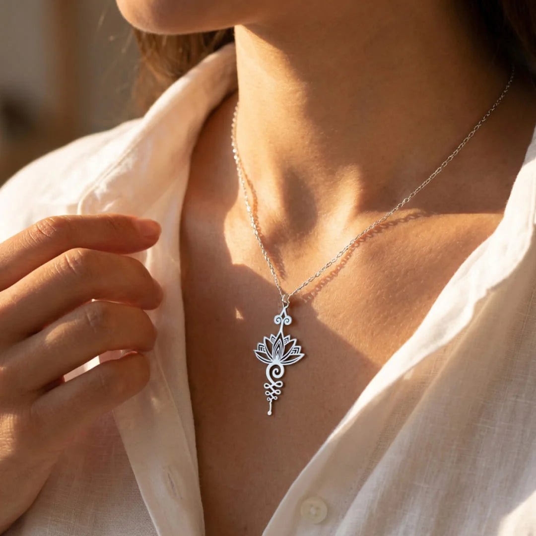 Collier Pendentif - Lotus Unalome