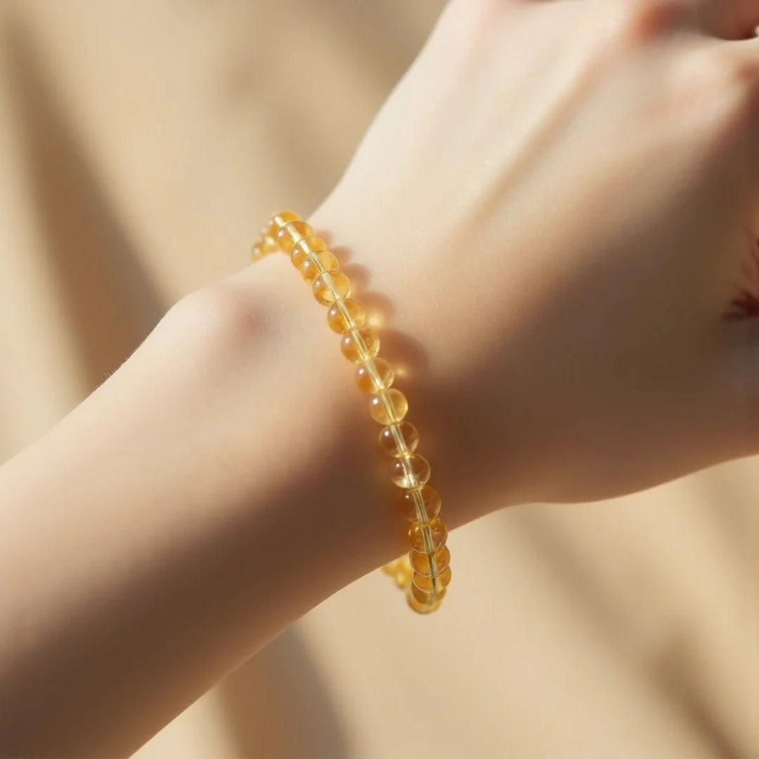 Bracelet "Abondance" en Citrine
