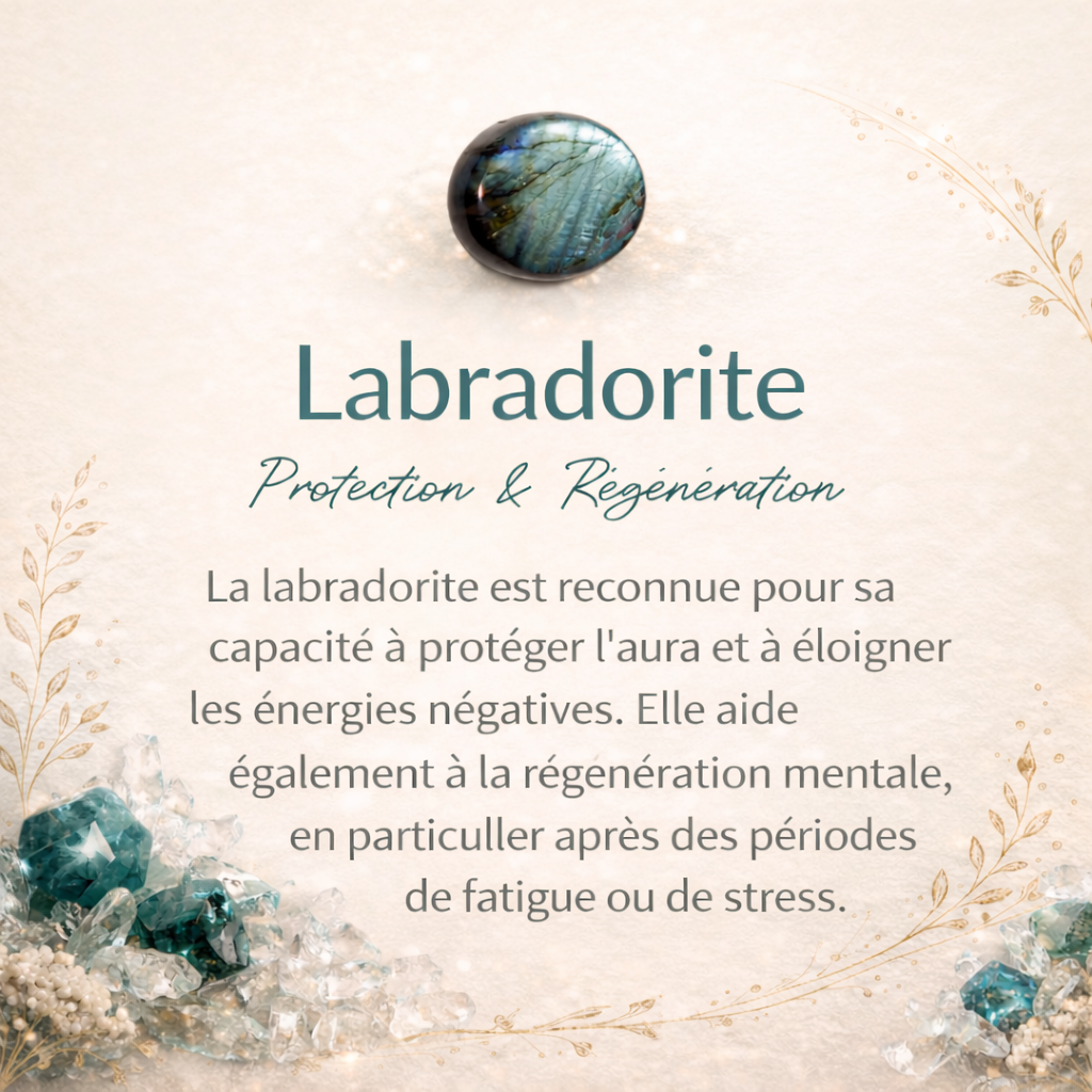 Pendentif en Labradorite - Vision de l’Âme