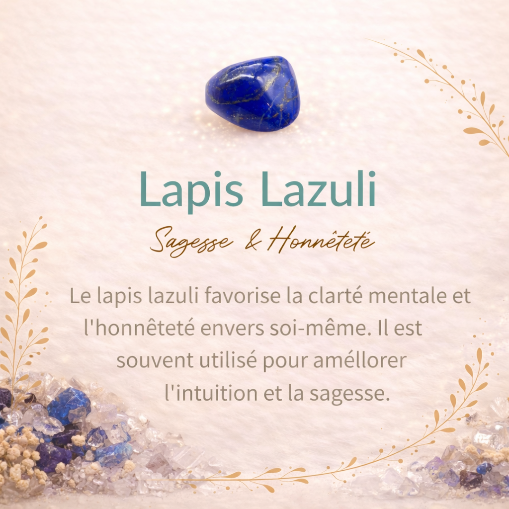 Ensemble Colliers en Lapis Lazuli - Finesse Azuréenne