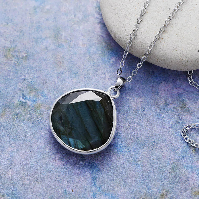 Collier en Labradorite "Protection Céleste"