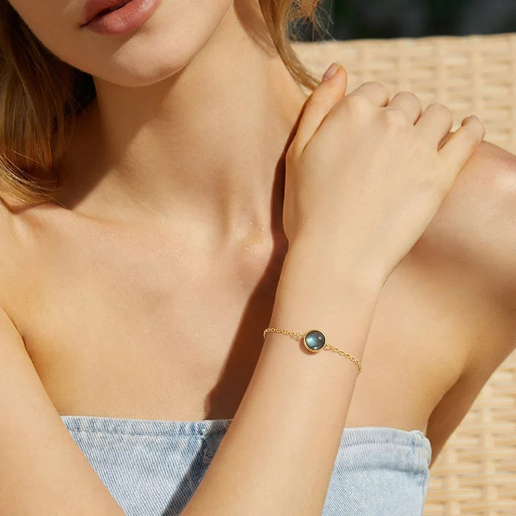 Bracelet Duo en Labradorite - Clarté & Protection