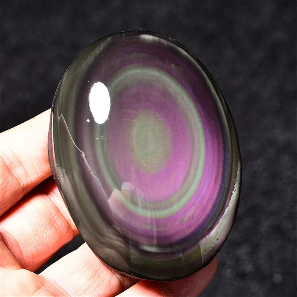 Galet d'Obsidienne Oeil Céleste - Bouclier de Protection