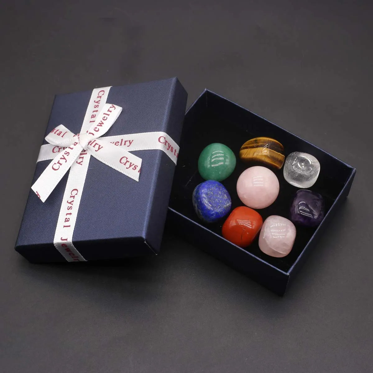 Reiki Chakras - Coffret 7 Pierres Polies