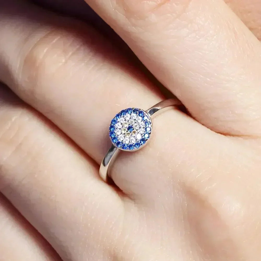 Bague Œil Bleu de Protection