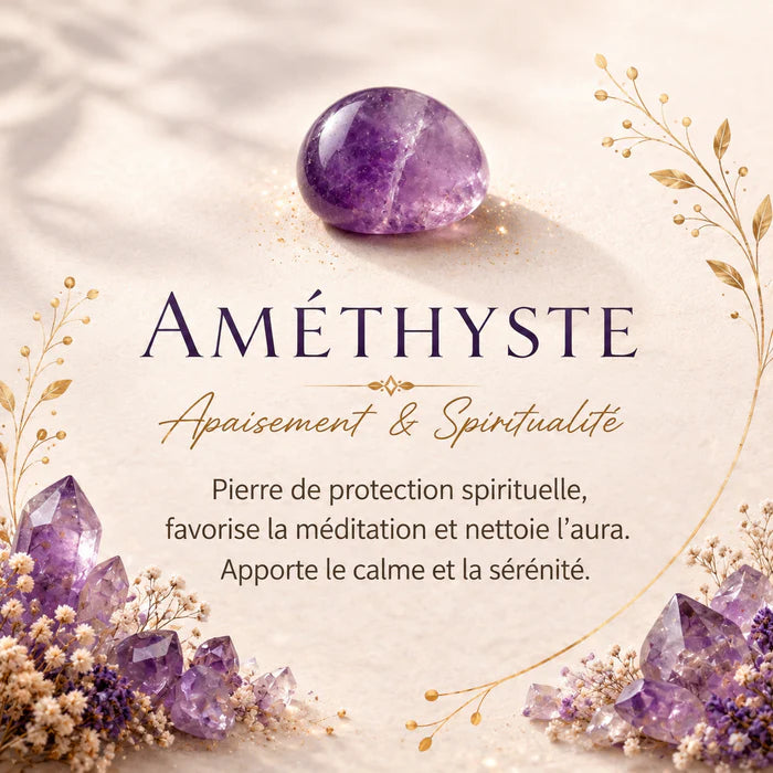 Bague en Améthyste & Argent - Essence de Sérénité
