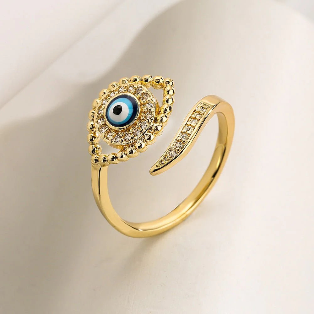 Bague Ajustable "Oeil de Chance"