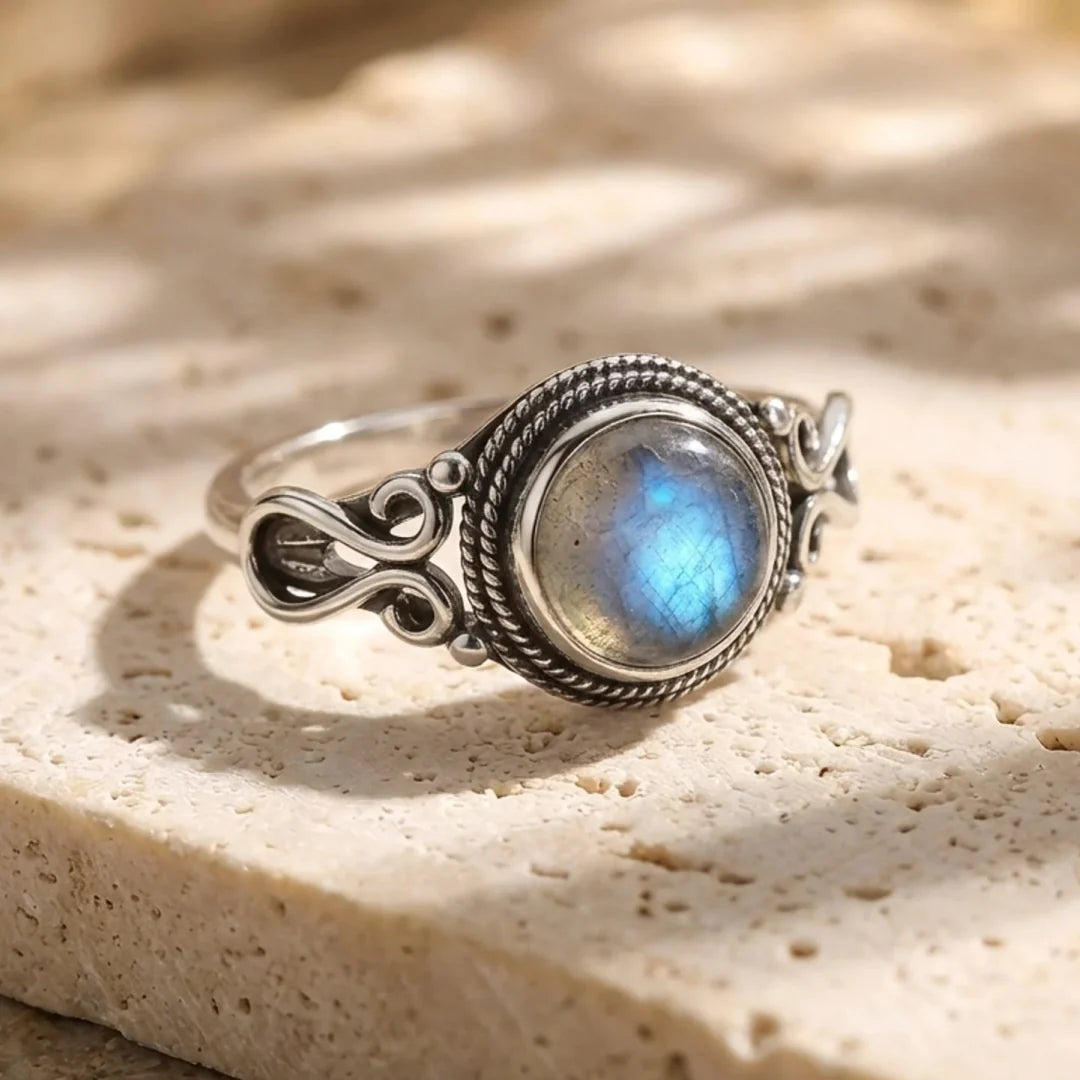 Bague en Labradorite & Argent - Nephtys