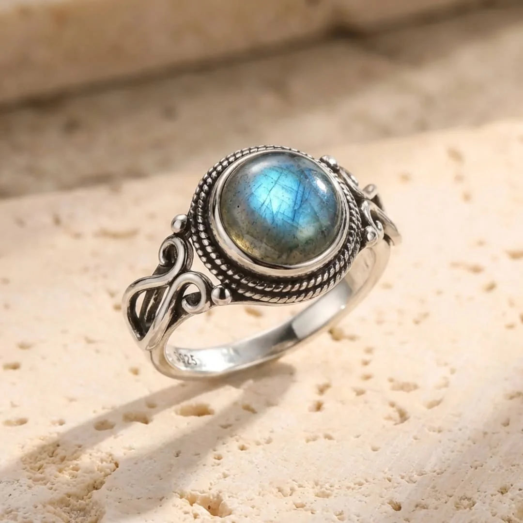 Bague en Labradorite & Argent - Nephtys