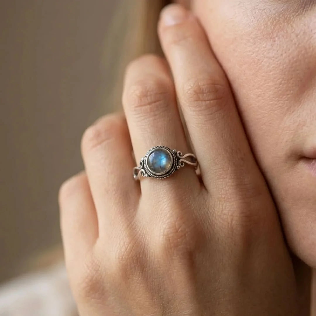 Bague en Labradorite & Argent - Nephtys