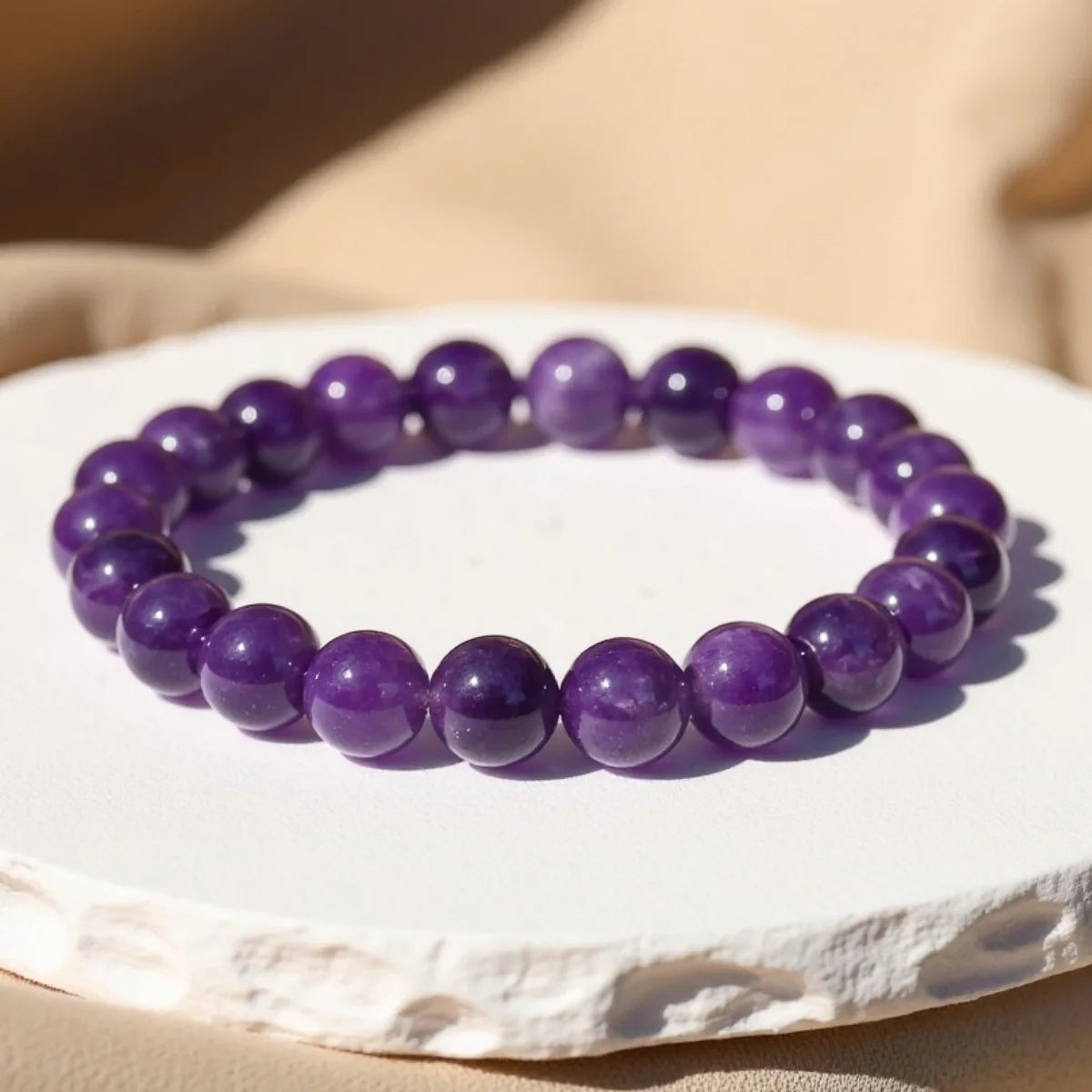 Bracelet "Sérénité" en Améthyste