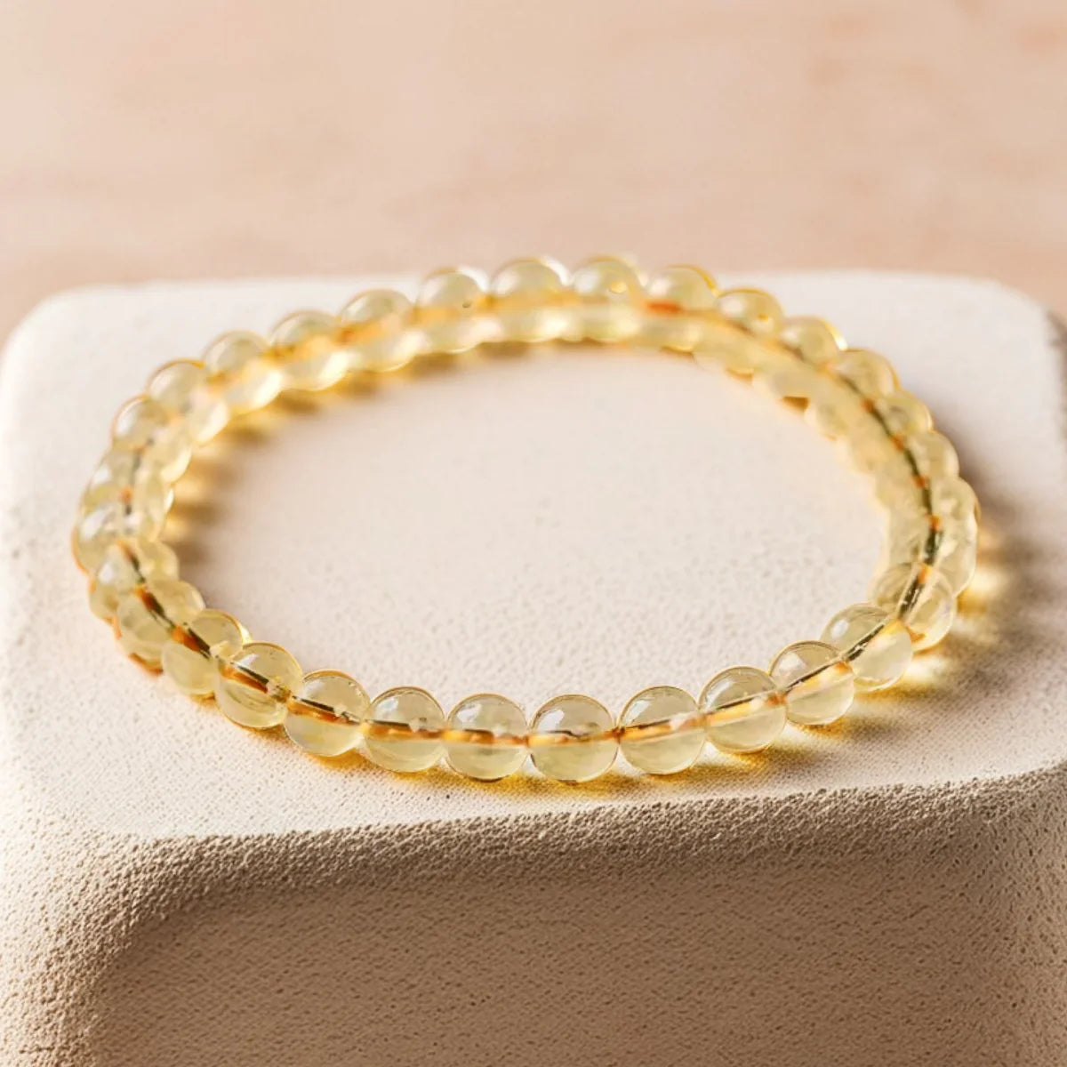 Bracelet "Abondance" en Citrine