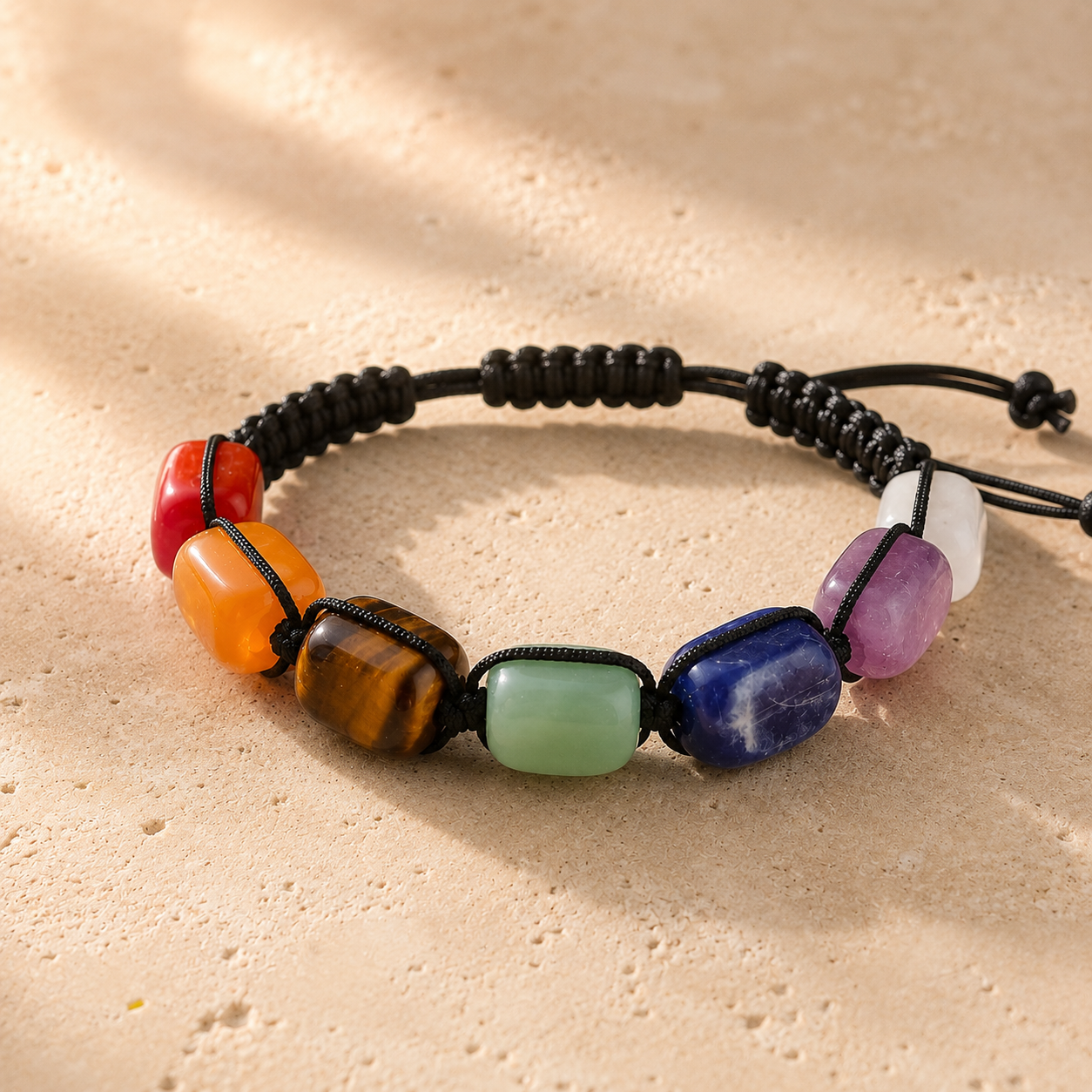 Bracelet 7 chakras - Alignement Sacré