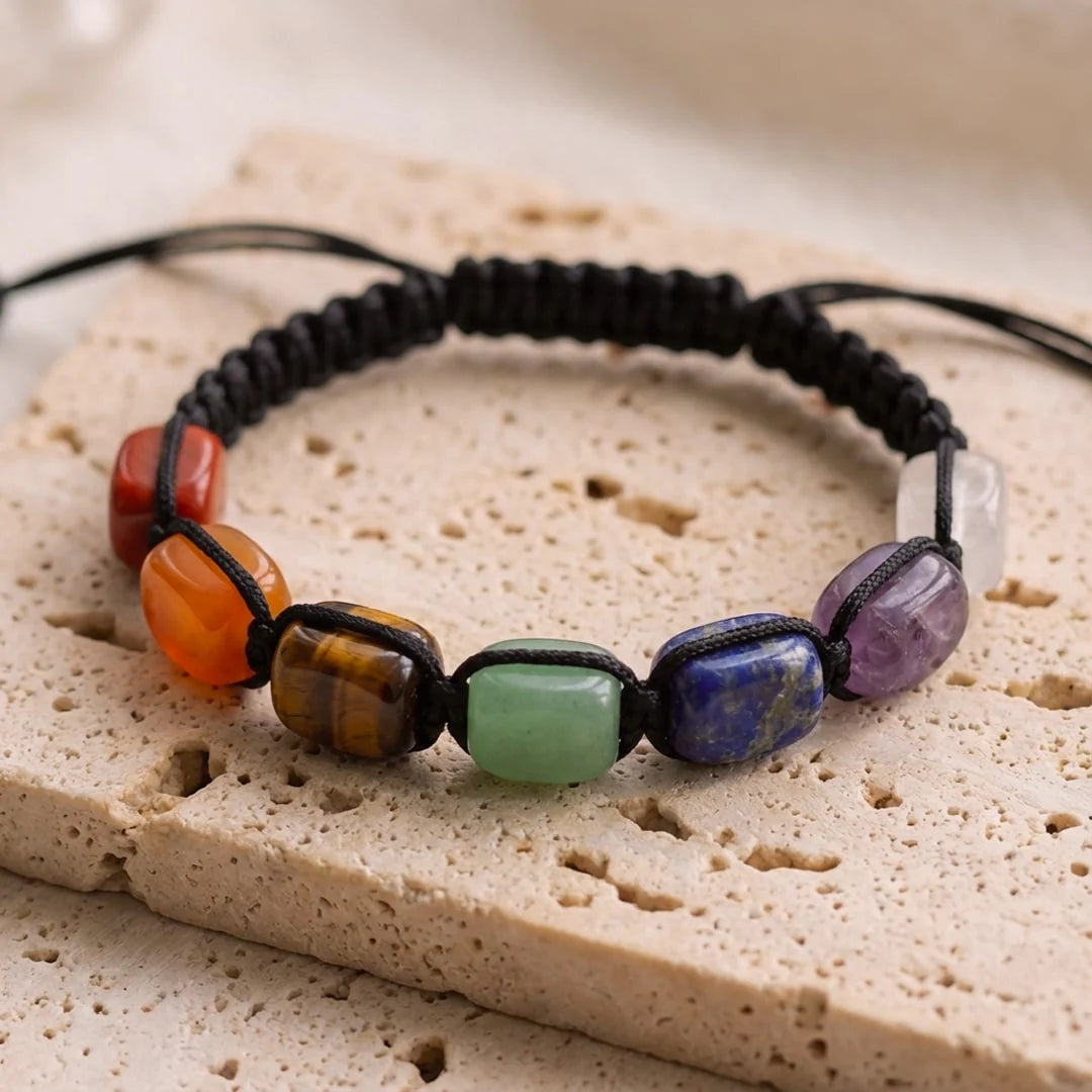 Bracelet 7 chakras - Alignement Sacré
