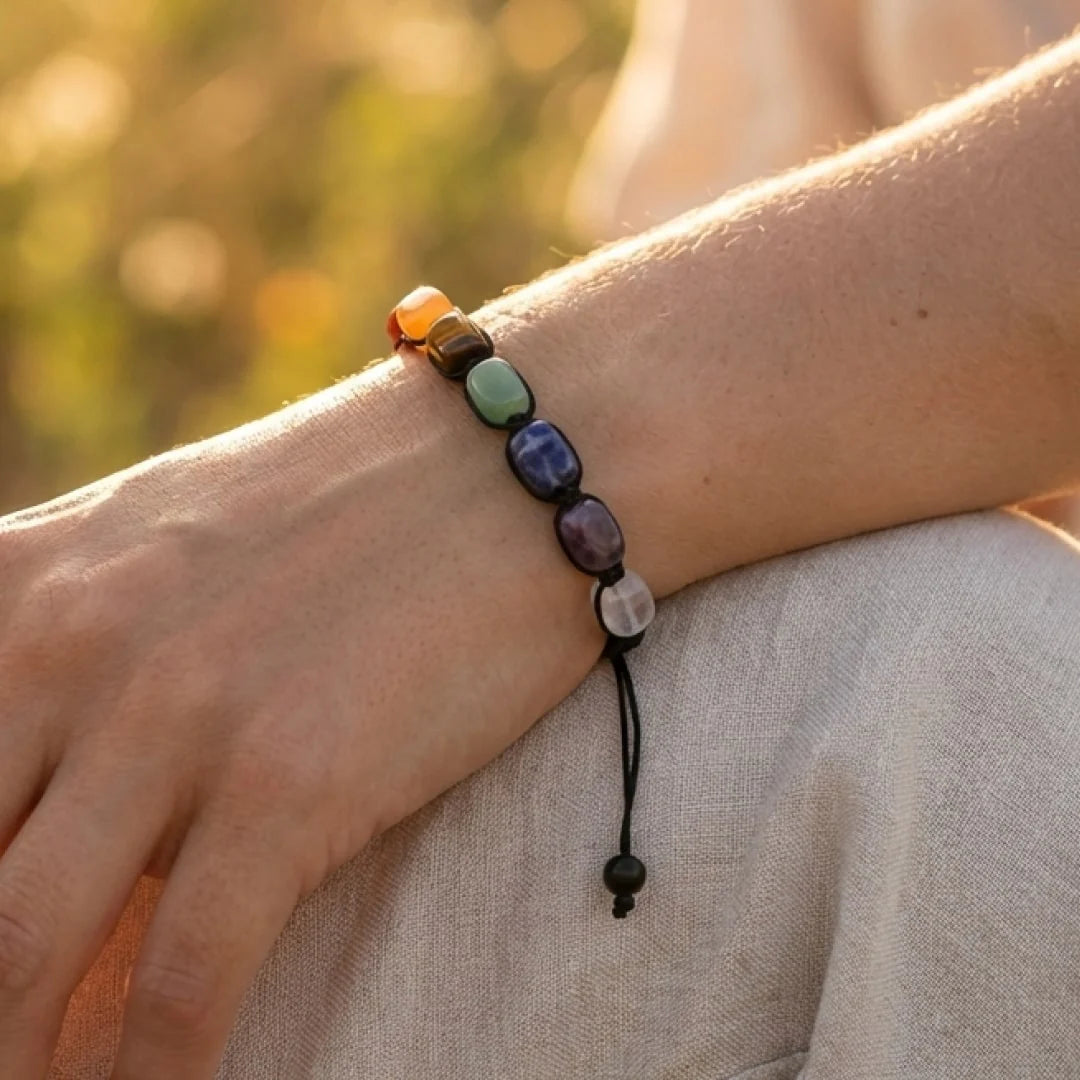 Bracelet 7 chakras - Alignement Sacré