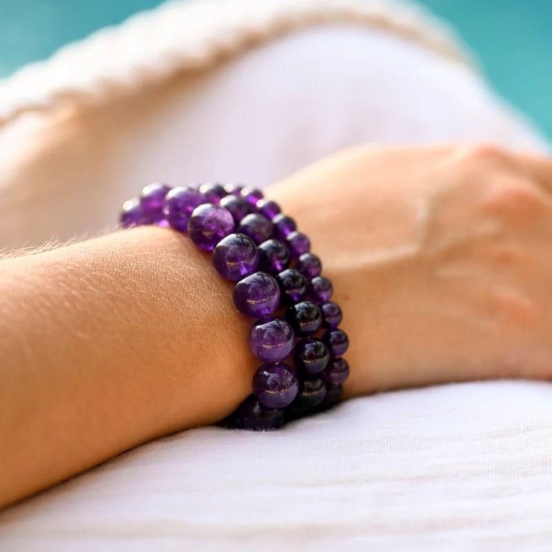 Bracelet "Sérénité" en Améthyste