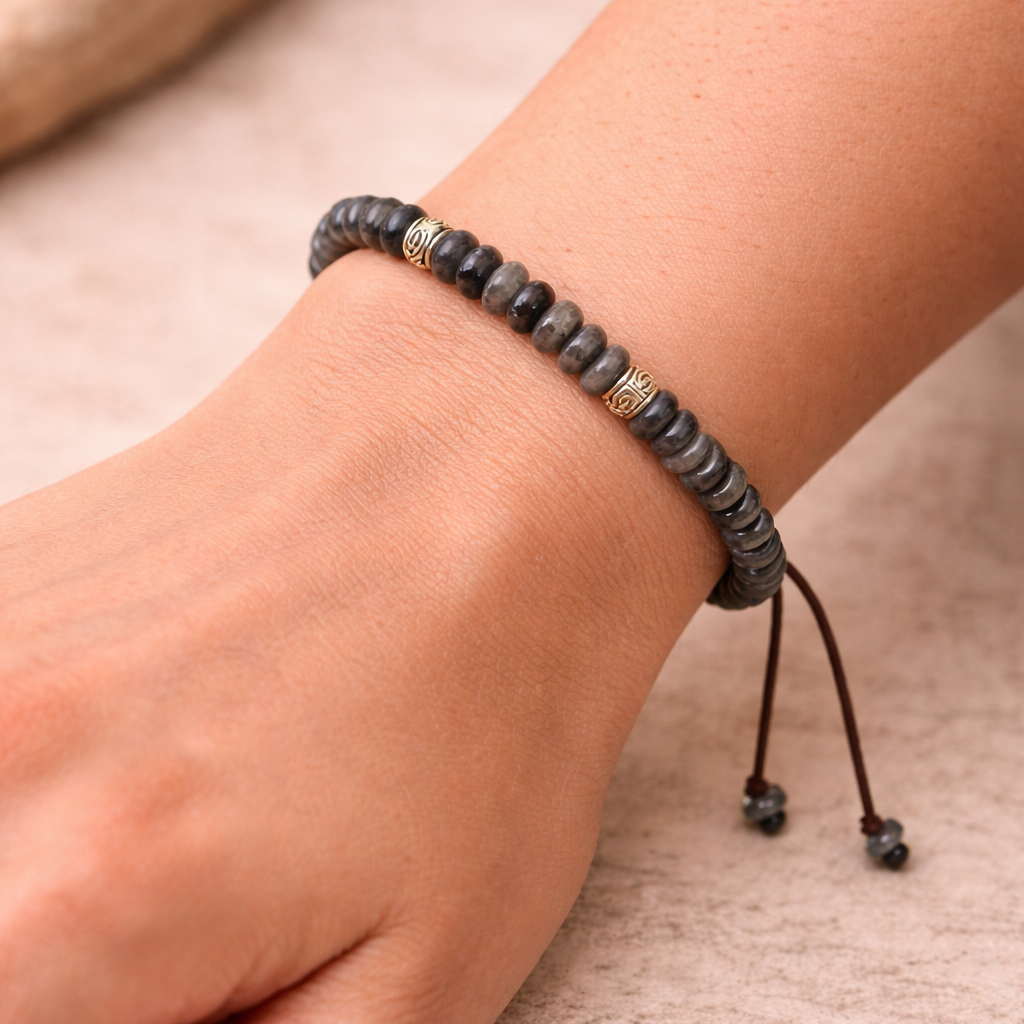 Bracelet en Larvikite - Elan Intérieur