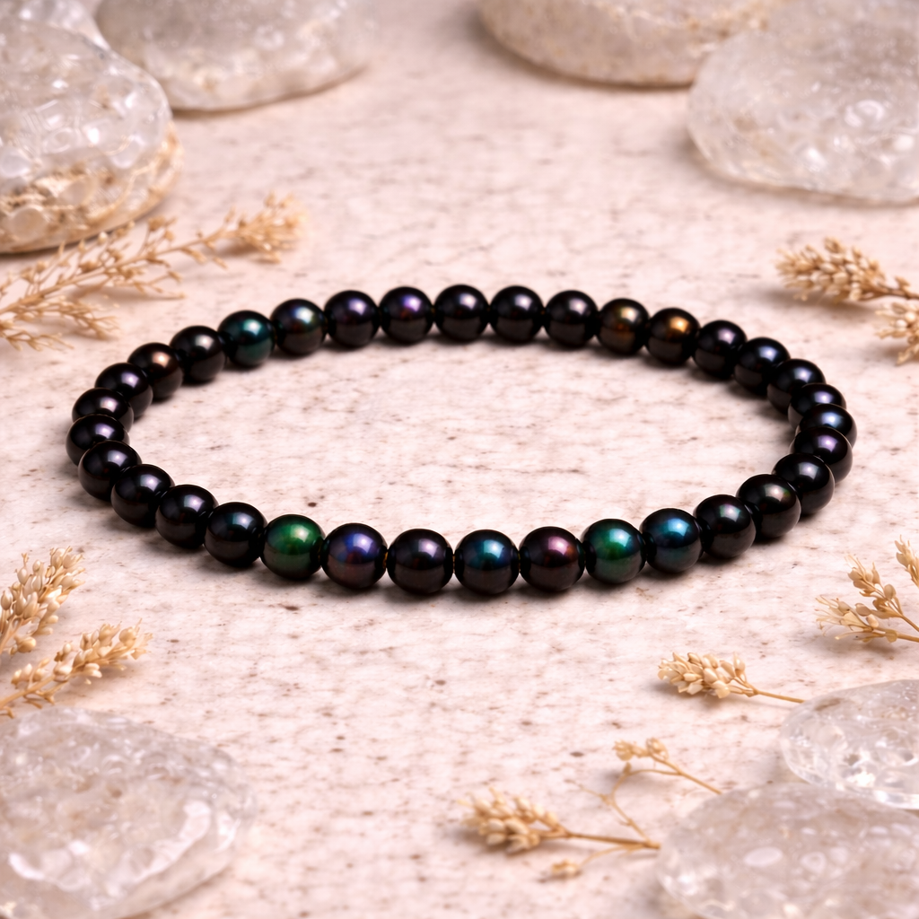 Bracelet en Obsidienne Œil Céleste - Chemin Sacré
