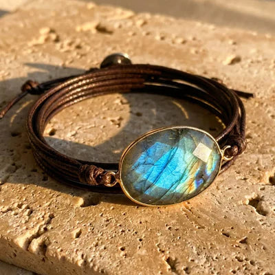 Bracelet en Labradorite - Reflets de l’Âme