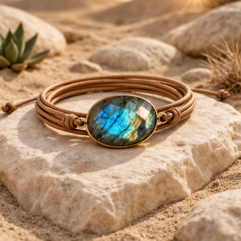 Bracelet en Labradorite - Reflets de l’Âme