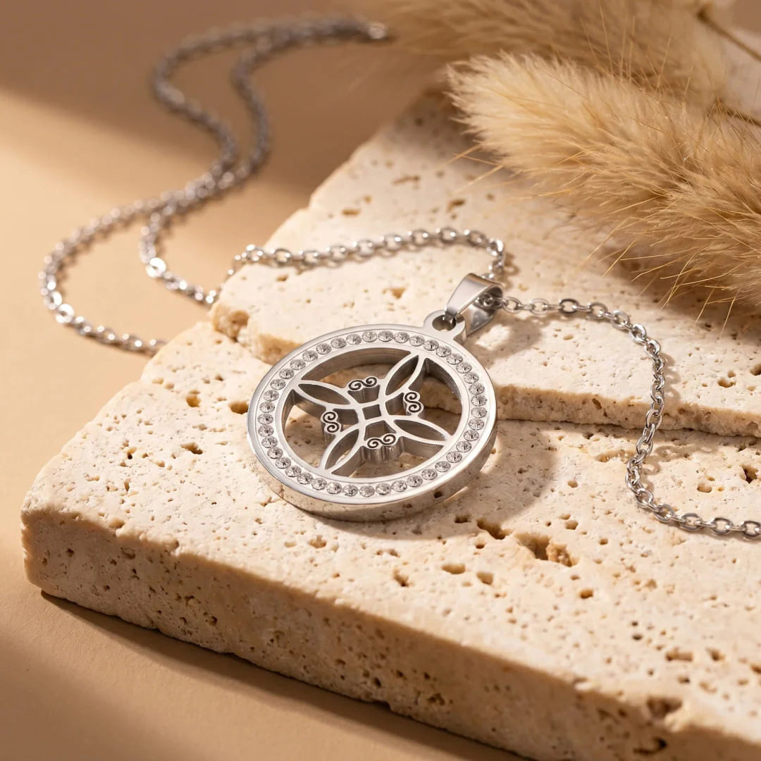 Pendentif Nœud de Sorcière - Cercle de Protection