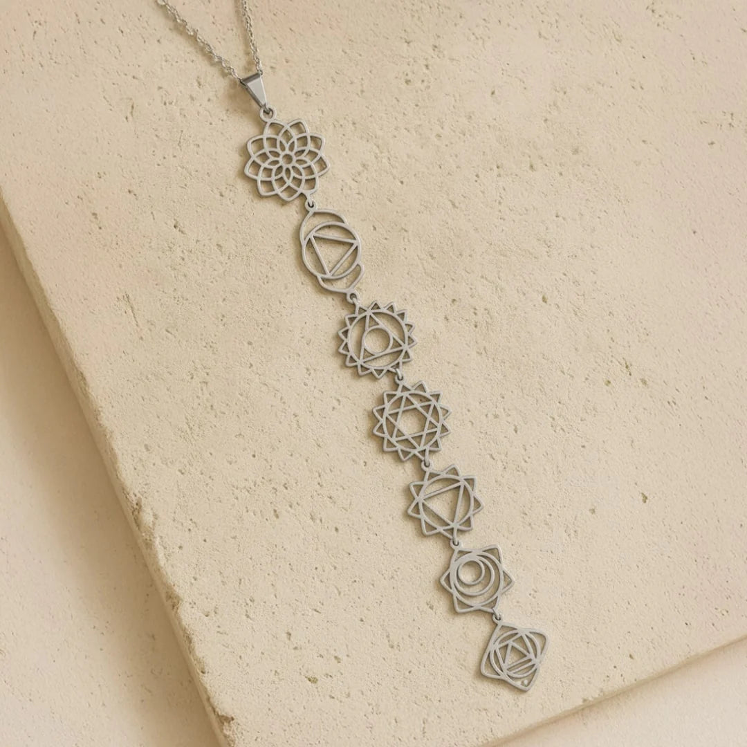 Collier 7 Chakras - Symboles Sacrés