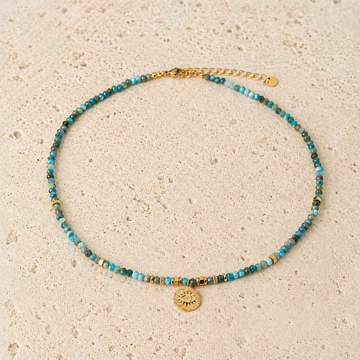 Collier en Apatite - Libertad