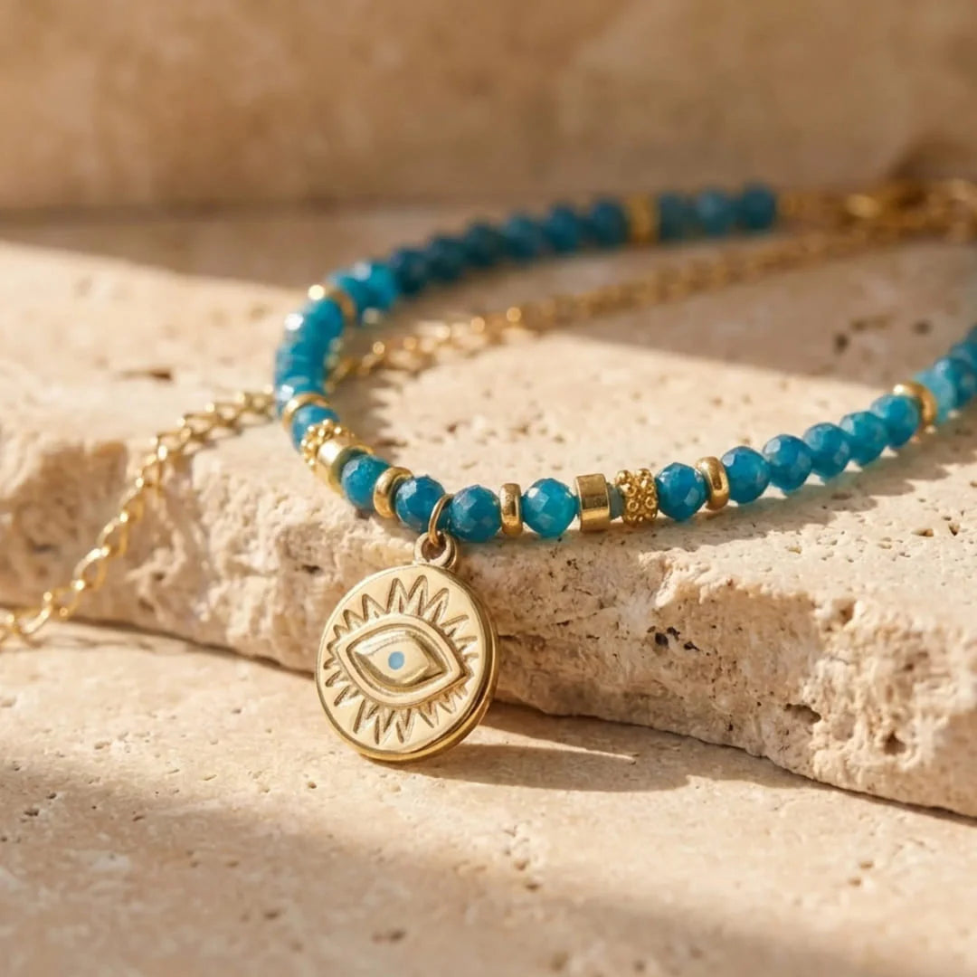 Collier en Apatite - Libertad