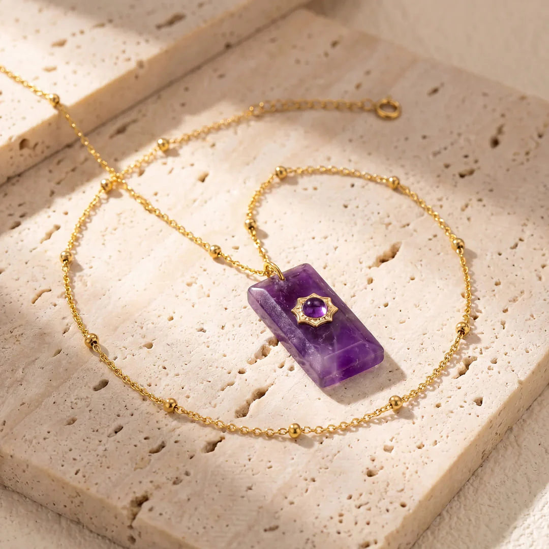 Pendentif en Améthyste - Violette Majesté
